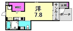 エトワール学文殿Ｂの物件間取画像